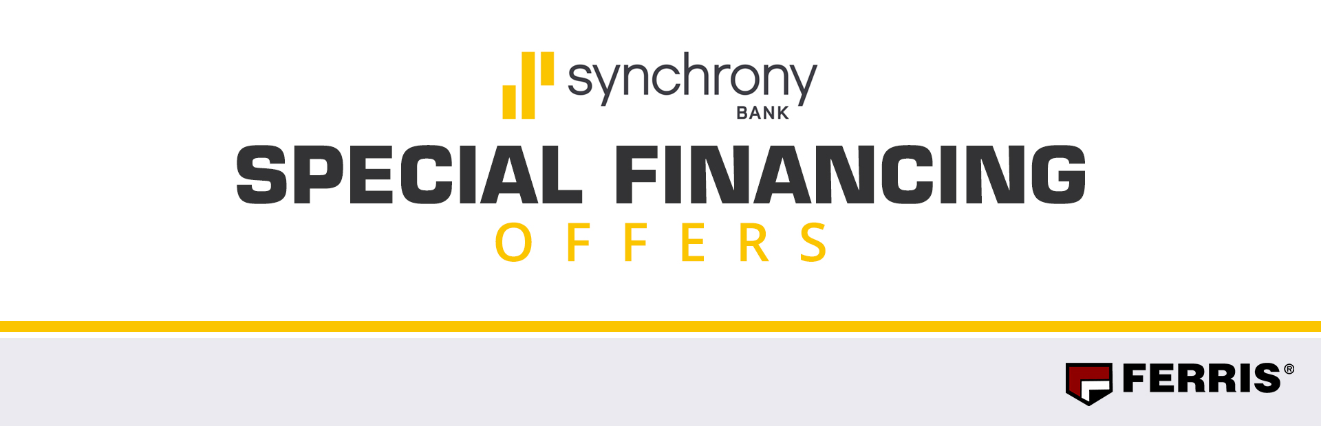 Ferris: Synchrony Bank Special Financing Offers